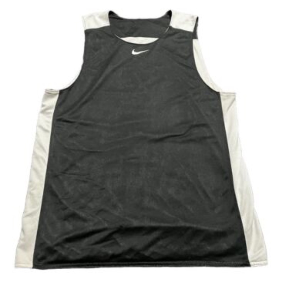 Nike Mens Basketball Reversible Jersey Large Black/white Y2K